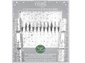 Pack 6, 13.5\" m-y-o cracker kit - SILVER* Pack 6, 13.5" m-y-o cracker kit - SILVER*