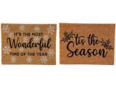 Coir Christmas doormat - 2asstd*
(60x40cm) XMN2393 Coir Christmas doormat - 2asstd*
(60x40cm) XMN2393