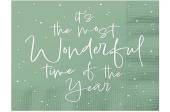 Pack 16, ’the most wonderful time of year’ napkins* Pack 16, ’the most wonderful time of year’ napkins*