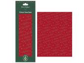 Pack 5 sheets, red Merry Christmas tissue paper (50x70cm) Pack 5 sheets, red Merry Christmas tissue paper (50x70cm)