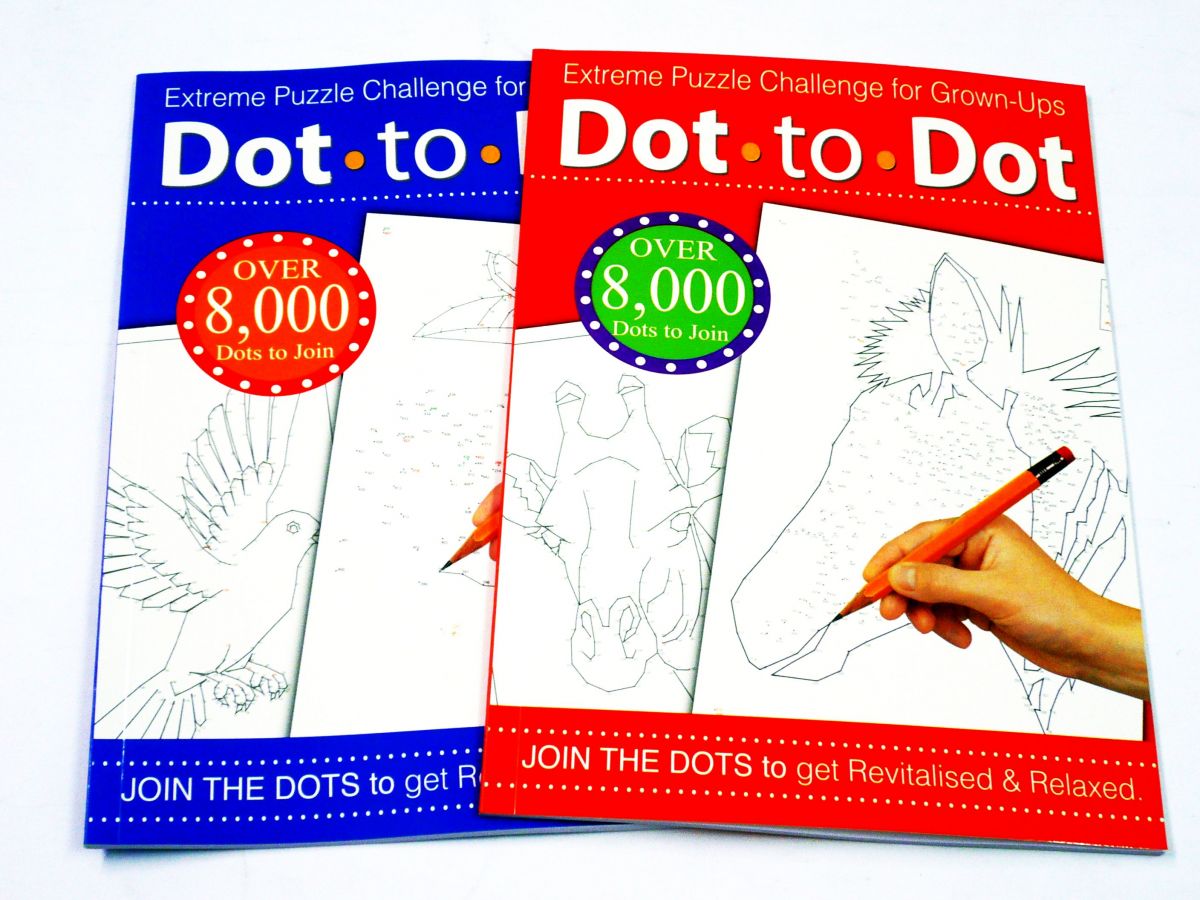 Adults extreme dot-to-dot books - 2asstd*