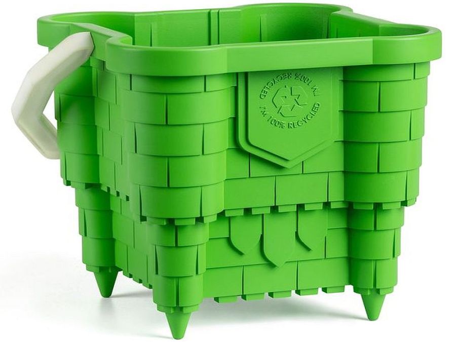 Recycled castle bucket (H16cm) - 3/cols*