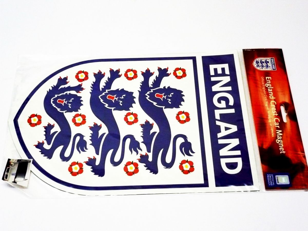 England crest car magnet, 10"