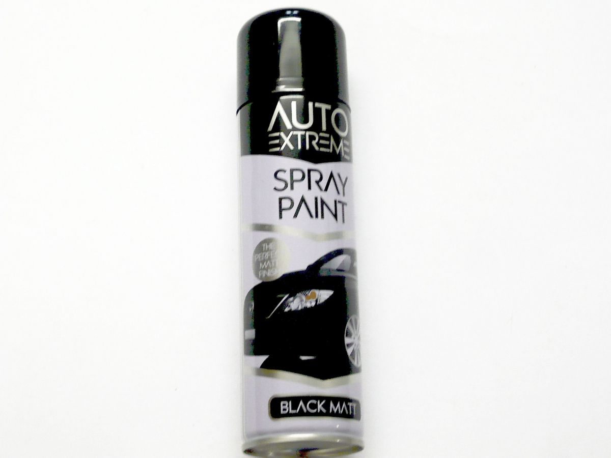 250ml spray paint - Matt Black*