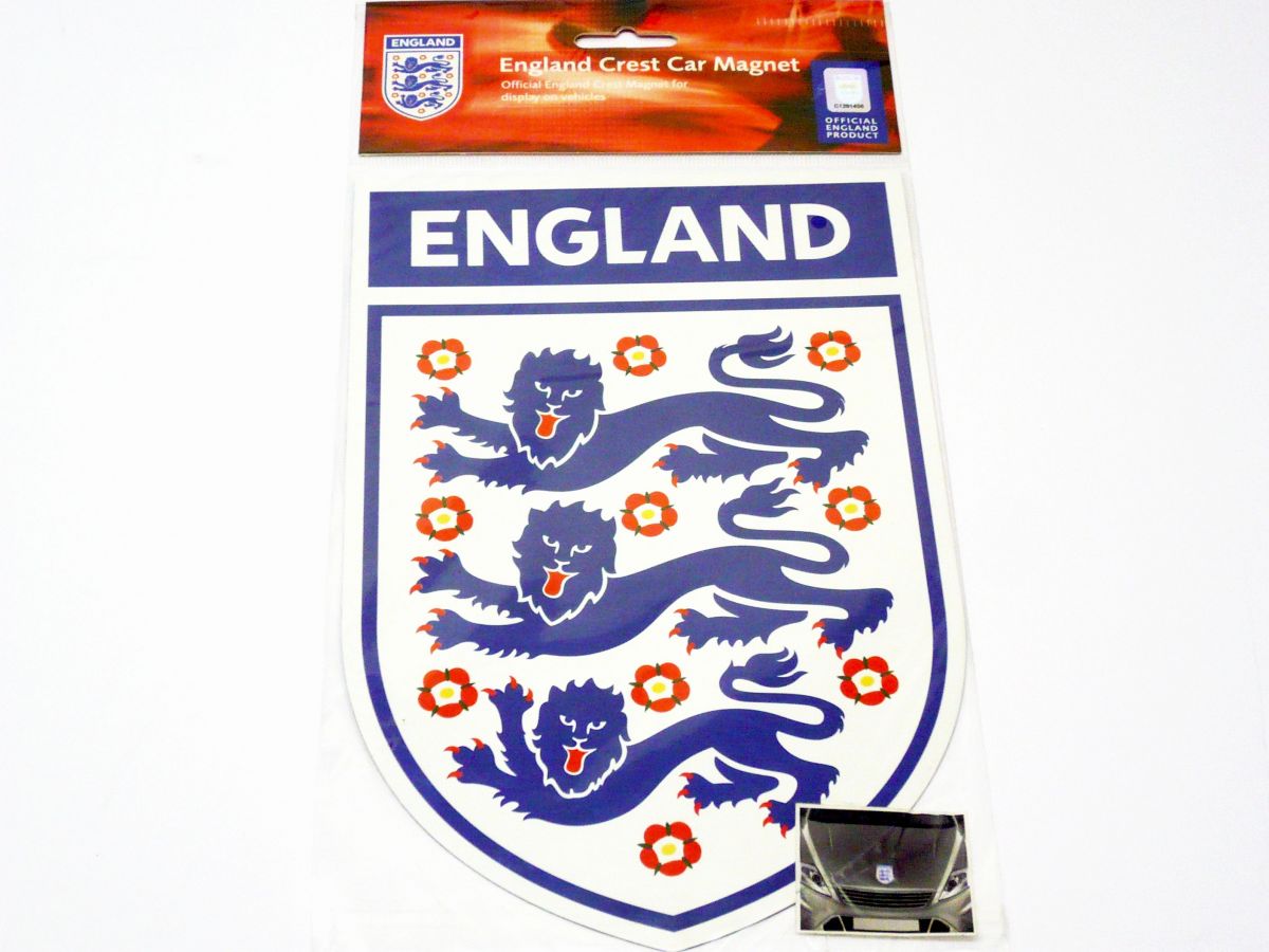 England crest car magnet, 14"