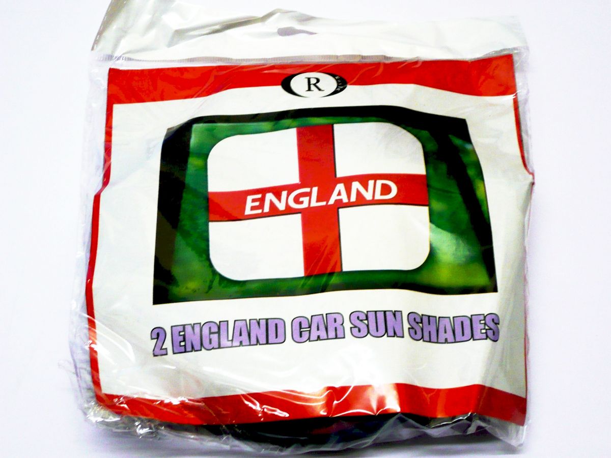 Pkt 2 England car sun shades.