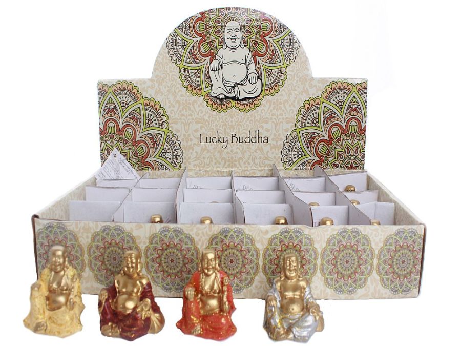 Lucky sitting buddha - 4asstd.
(ADD 24 FOR DISPLAY)