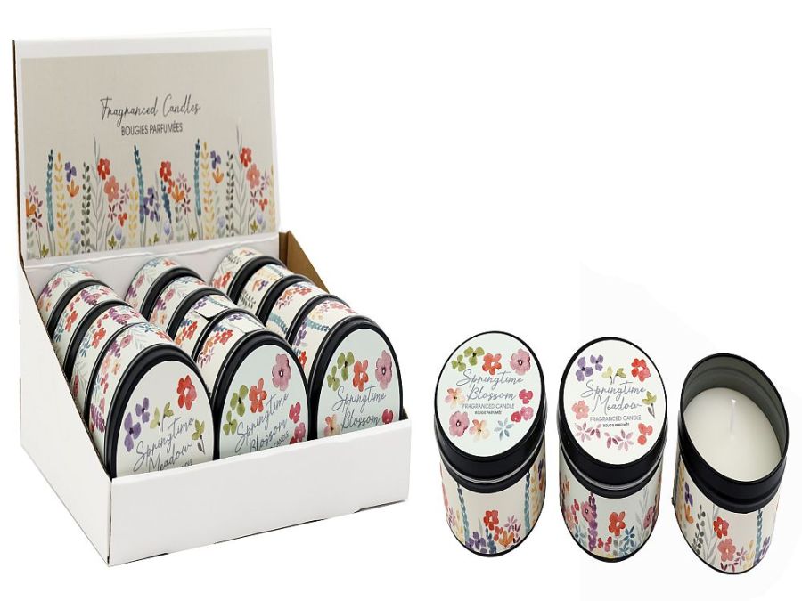 Springtime fragranced candle in tin - 2asstd.
(ADD 12 FOR DISPLAY) Springtime fragranced candle in tin - 2asstd.
(ADD 12 FOR DISPLAY)