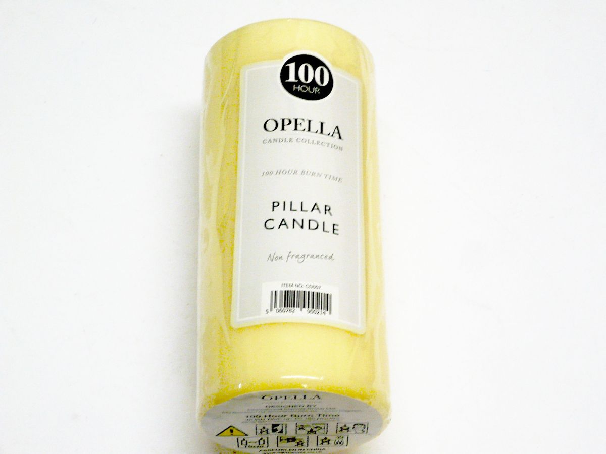 90 hour Opella pillar candle*