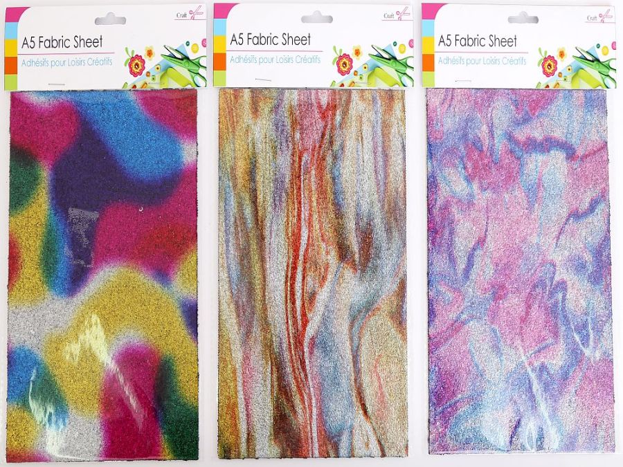 A5 adhesive glitter marble sheets - 3asstd*