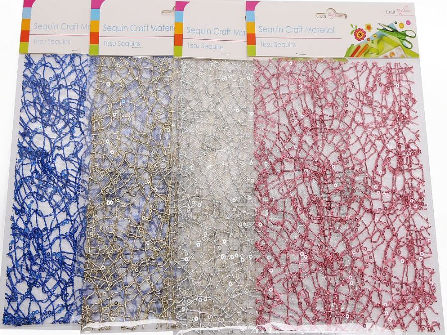 A5 sequinned craft material - 4asstd*