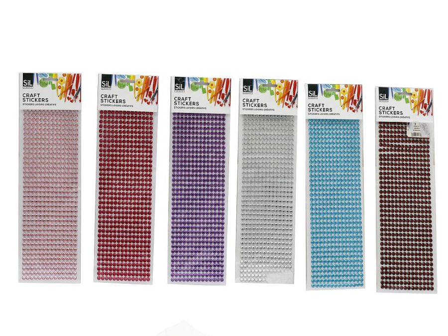 Gem stickers - 6/cols*