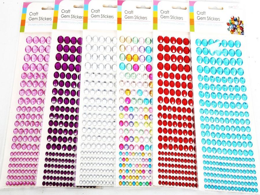 Craft gem embellishments - 6asstd*