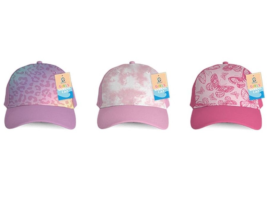 Girls printed baseball cap - 3asstd*