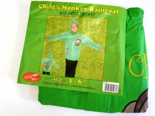 Cheeky monkey showerproof coat - (3/6 & 7/10)