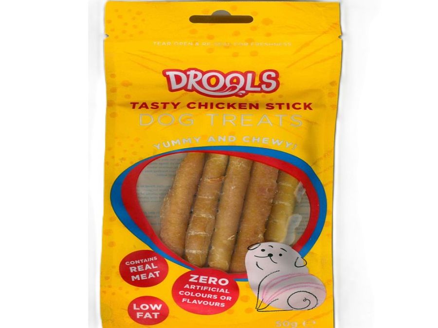 Drools dog treats (50g)
CHICKEN STICK