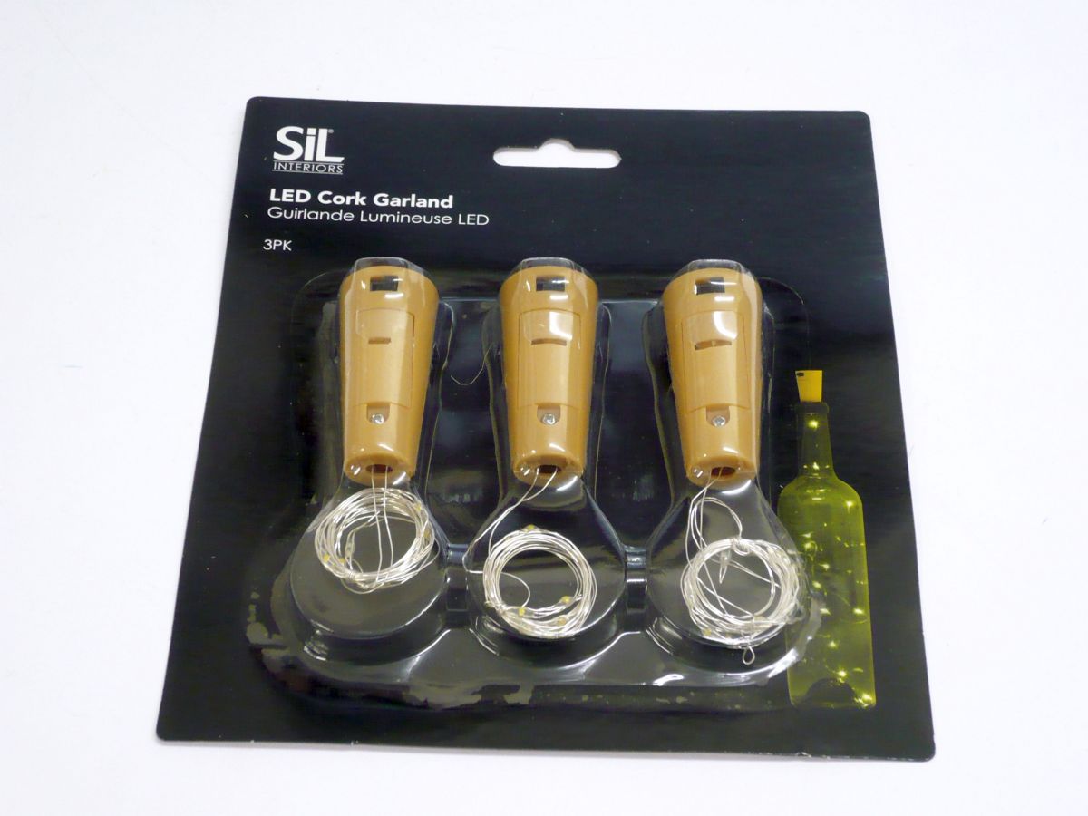 Pkt 3, led bottle lights*
