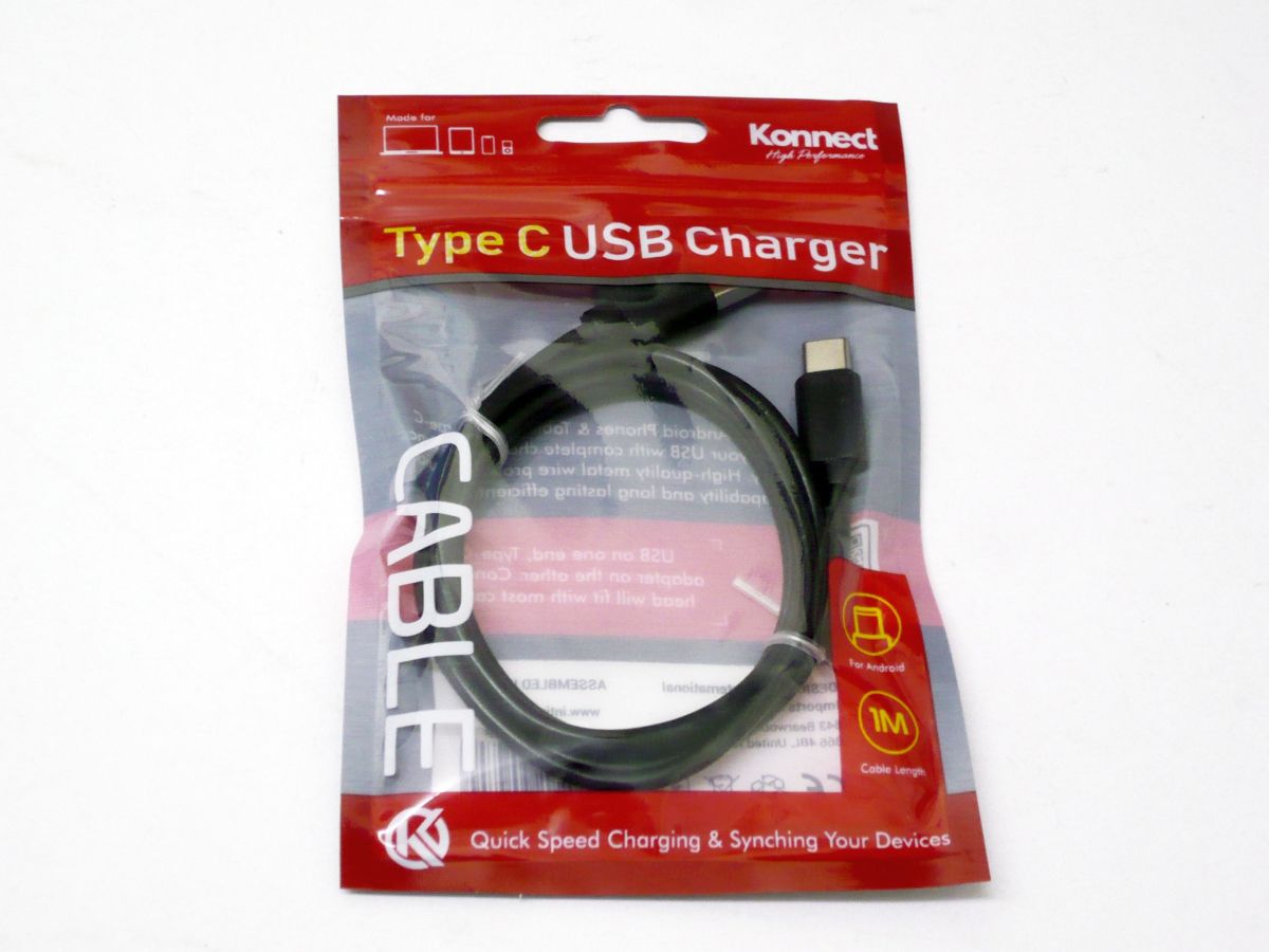 1m type C usb charger.