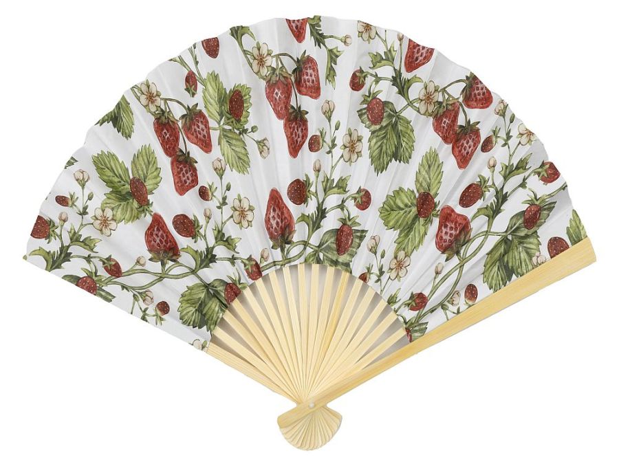 Strawberry Field paper fan.