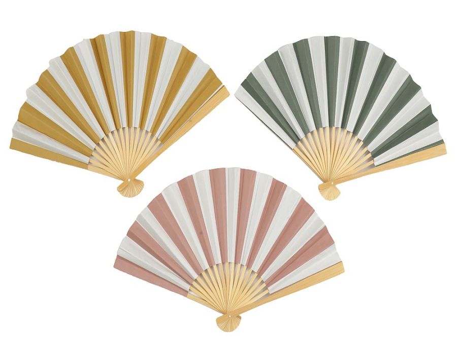 Cabana paper fan - 3/cols.
(ADD 24 FOR DISPLAY)