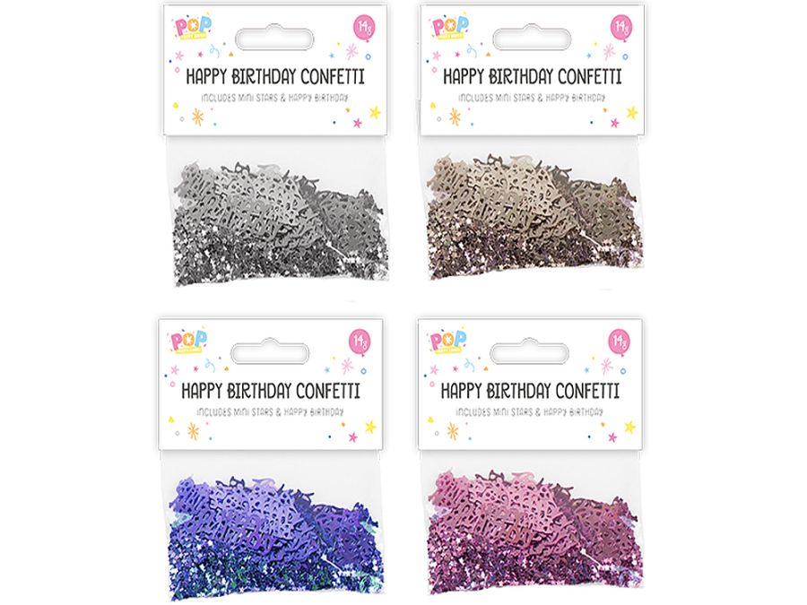 14g bag Happy Birthday confetti*