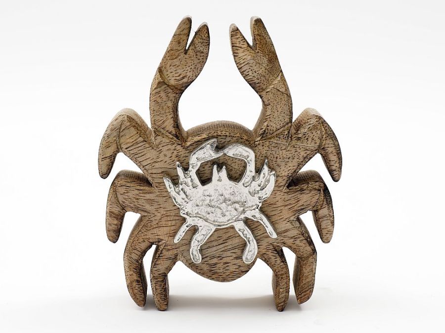 Wood/metal crab dec.*
(13x12cm)