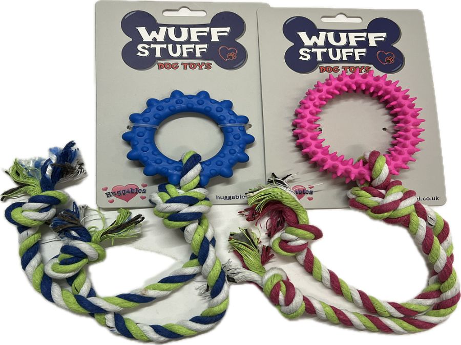 8cm dog rope toy - 2asstd*