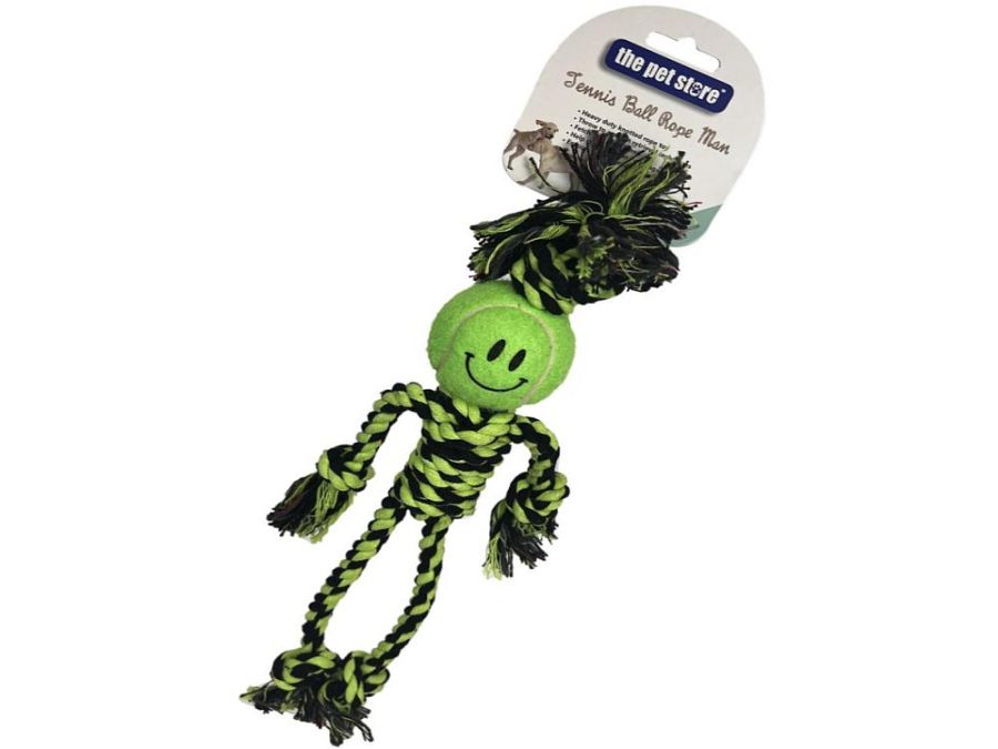 Tennis ball rope man - 2/cols*