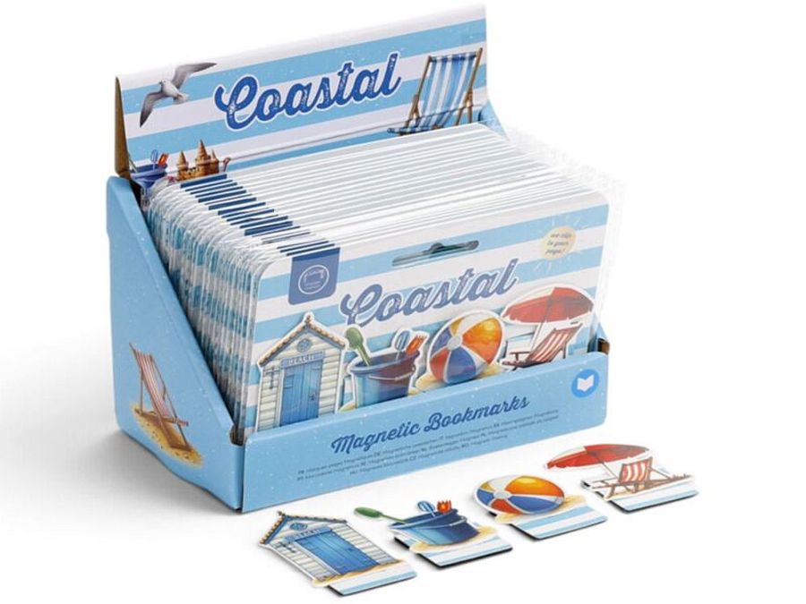Pack 4, magnetic coastal bookmarks. Pack 4, magnetic coastal bookmarks.