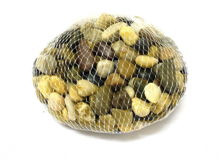 1kg pkt, natural colour stones (8-12mm)*