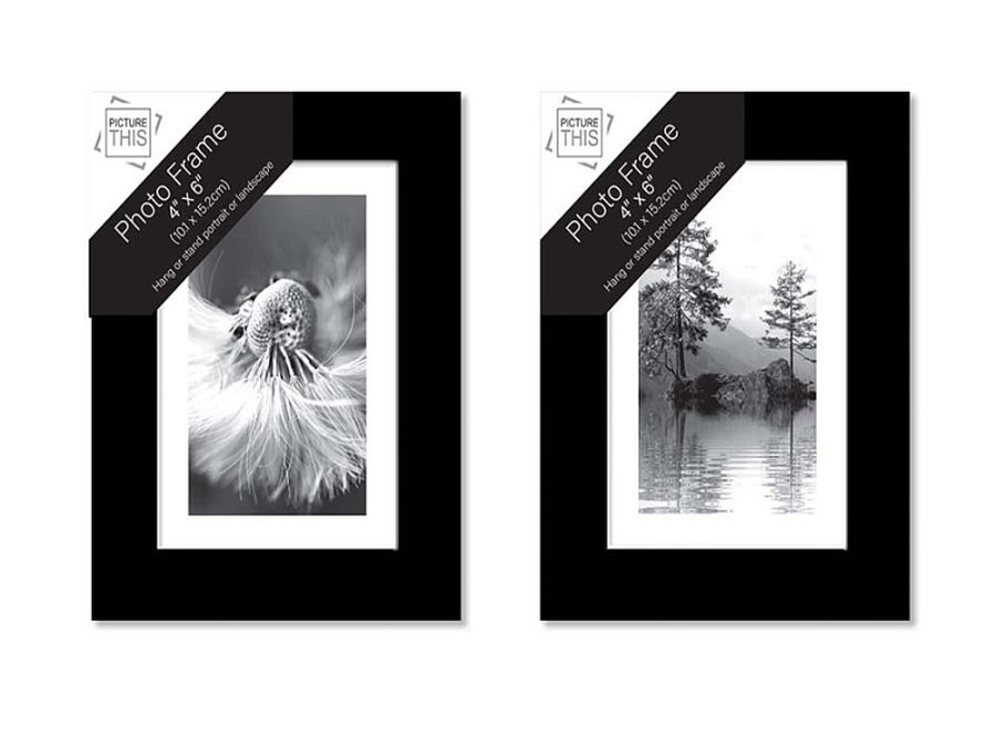 Photo frame - BLACK*
(4x6")