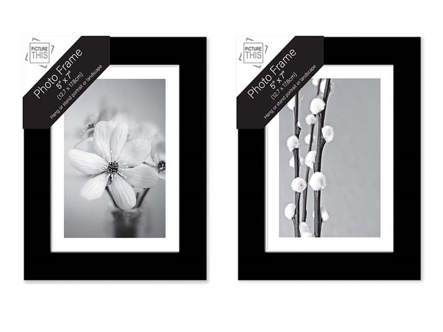 Photo frame - BLACK*
(5x7")