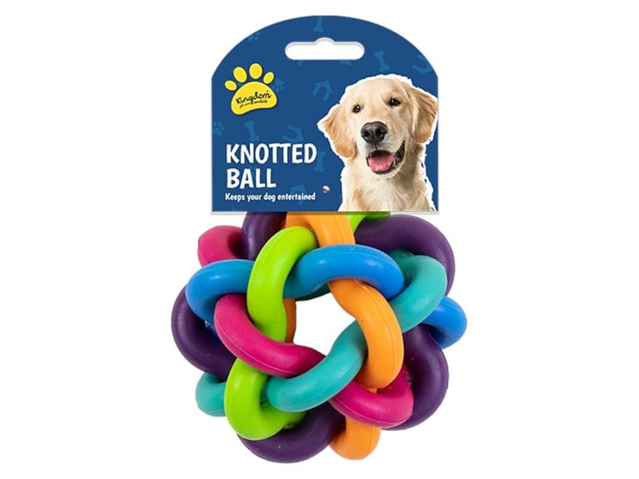 Knotted ball dog toy*