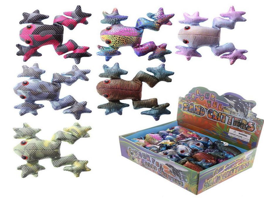 Frog sand animal, L10cm (24x display)*