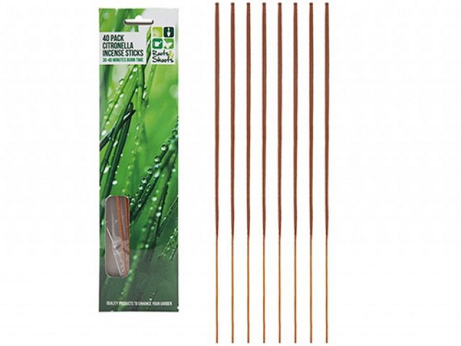 Pkt 40, citronella incense sticks (30-40min burn)* Pkt 40, citronella incense sticks (30-40min burn)*