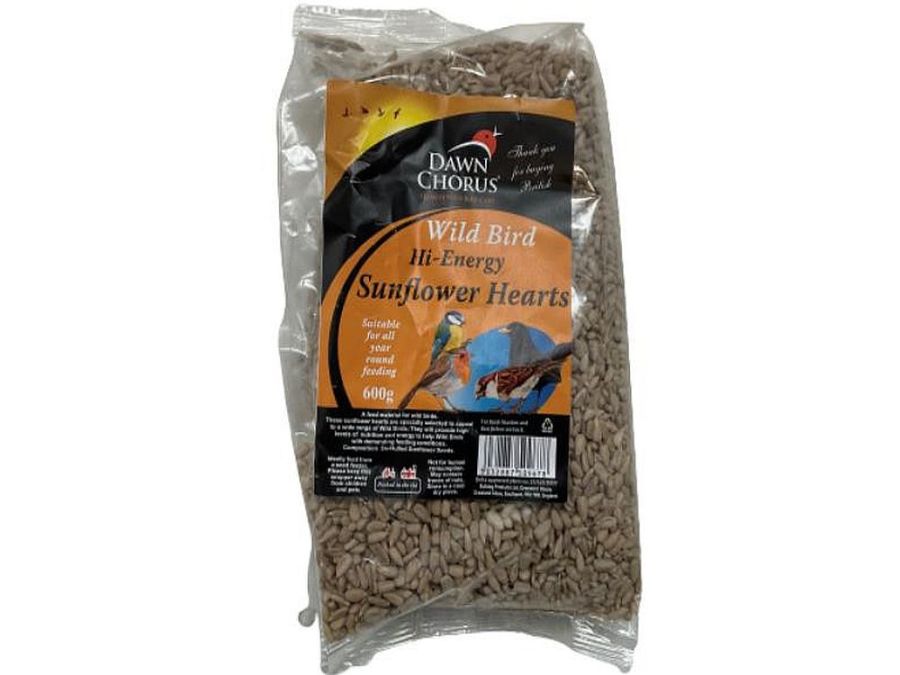 Dawn Chorus wild bird sunflower hearts (600g)* Dawn Chorus wild bird sunflower hearts (600g)*
