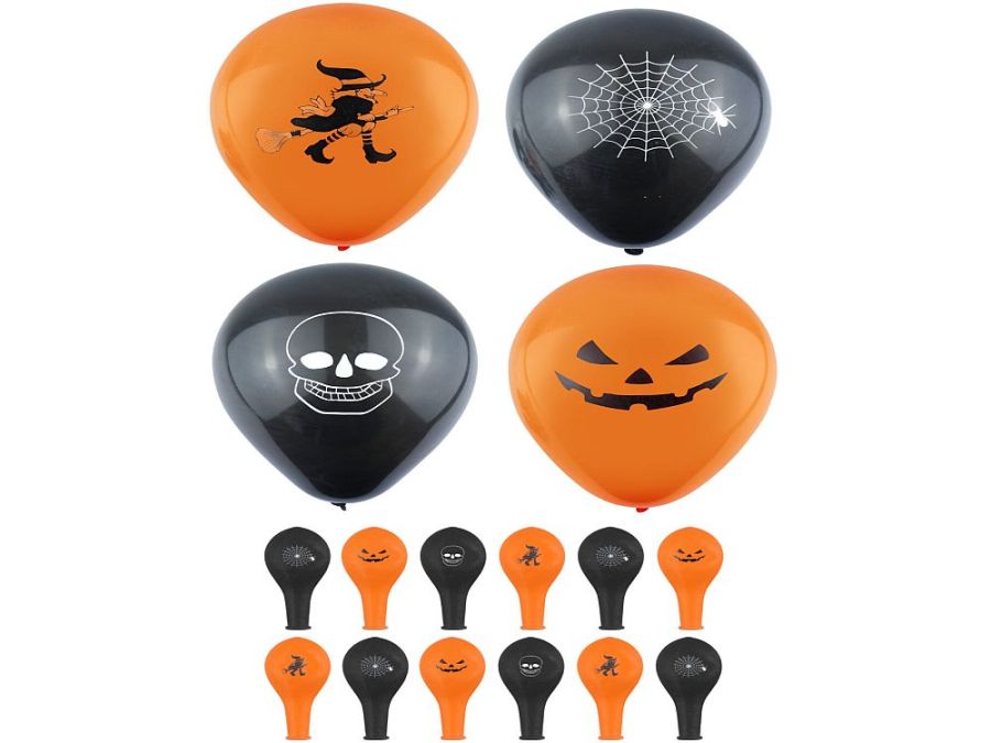 Pack 12, halloween printed balloons. Pack 12, halloween printed balloons.