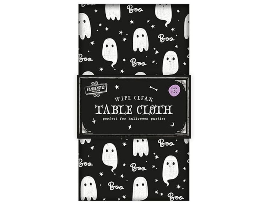 Wipe clean ghosts table cover - (132x178cm)