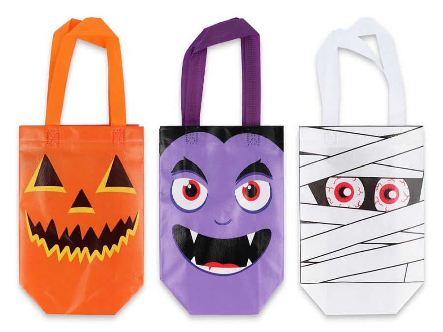 Halloween trick or treat bag - 3asstd (19.5x24.5cm) Halloween trick or treat bag - 3asstd (19.5x24.5cm)