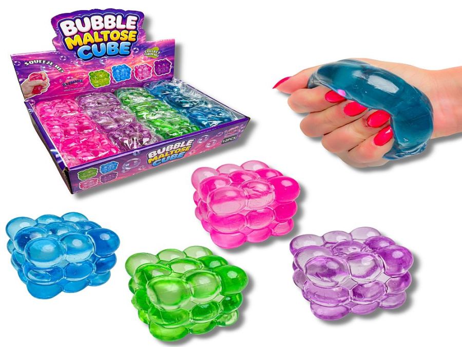 Pack 12, maltose bubble cubes - 4/cols* Pack 12, maltose bubble cubes - 4/cols*