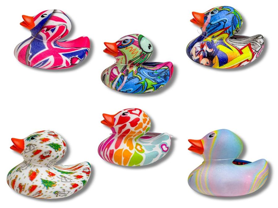 6cm graffiti ducks - 6asstd*