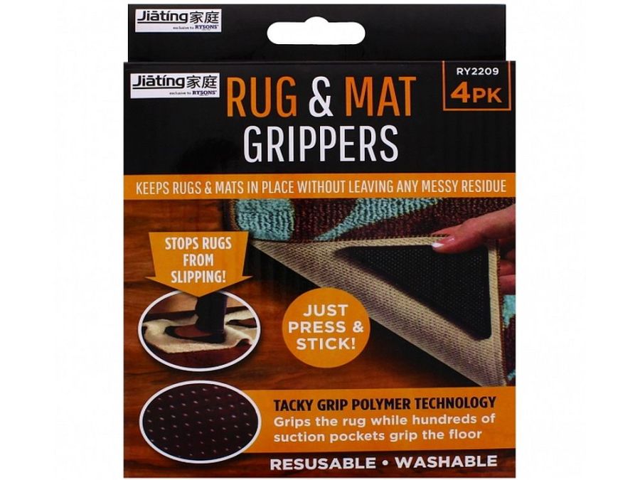 Pack 4, rug and mat grippers*
