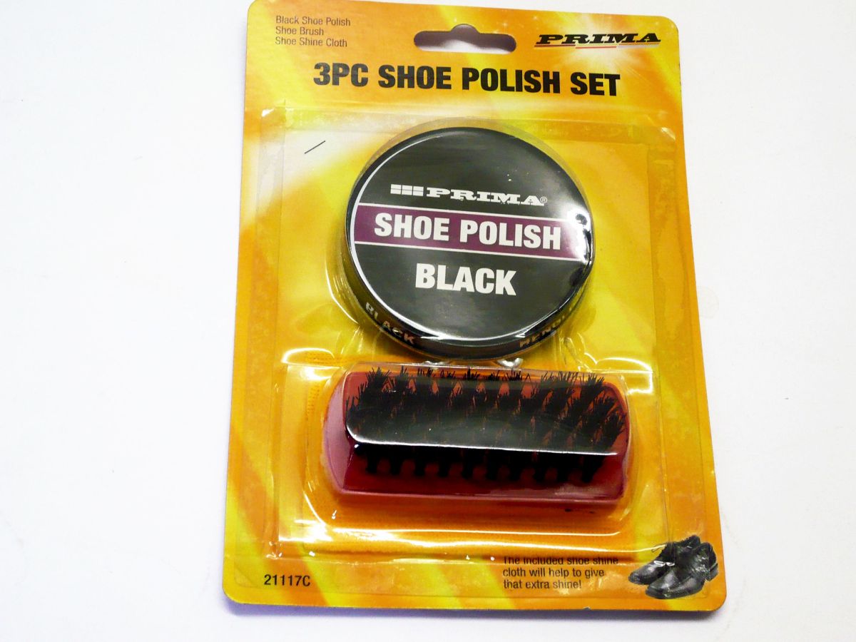 3pc shoe polish set*
