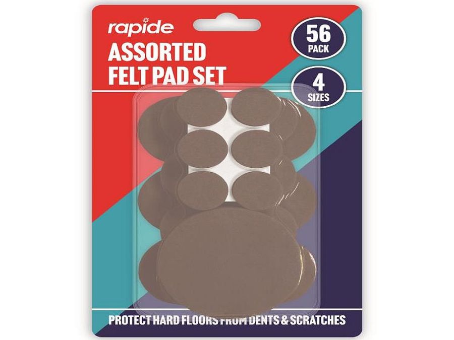 Pack 56, assorted felt pad set* Pack 56, assorted felt pad set*