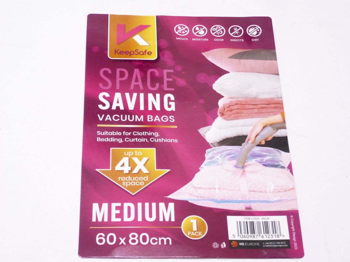 Medium space saving vacuum bag*
(60x80cm)