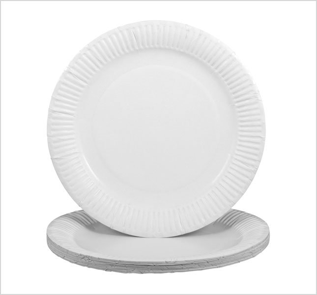 Pkt 30, 9" paper plates*