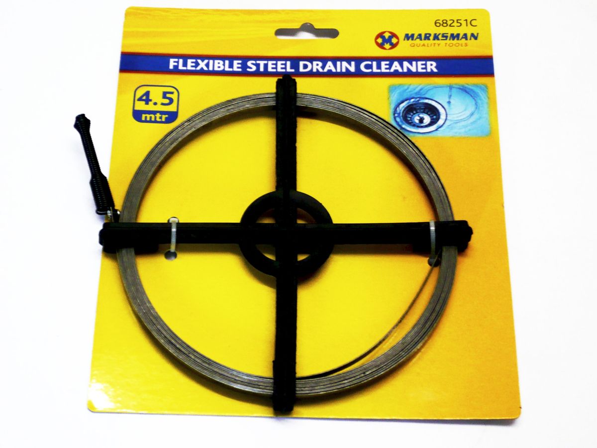 4.5m flexible steel drain cleaner*