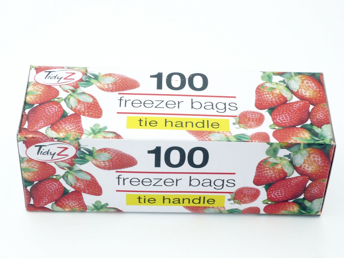 Box 100, freezer bags with tie handle (40x26cm)*
