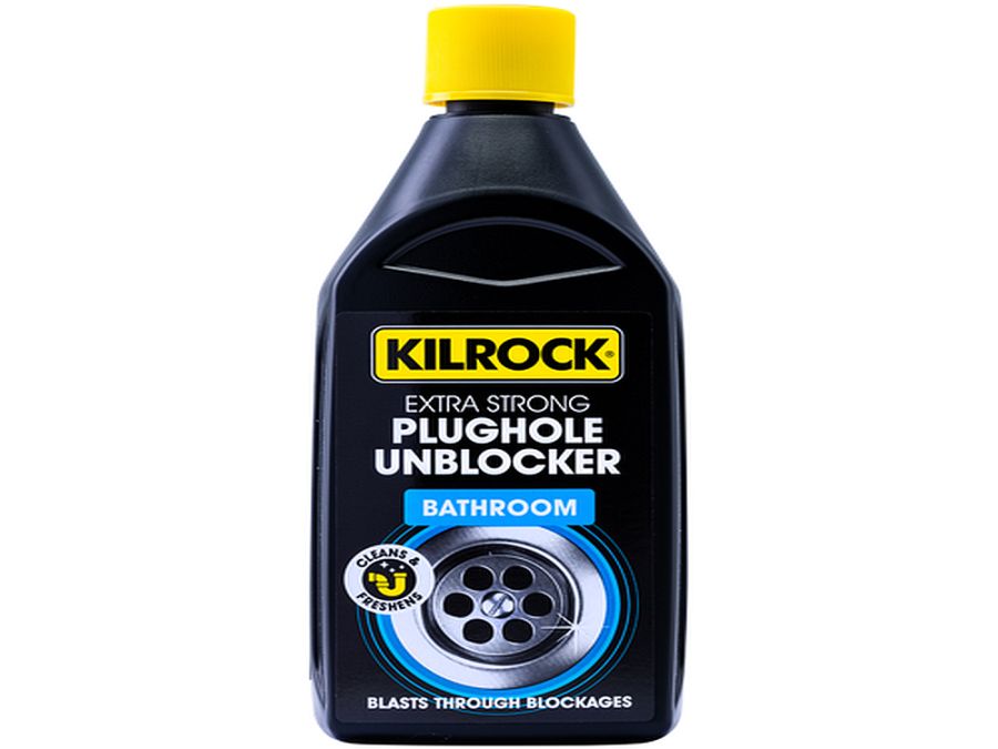 Kilrock bathroom plughole unblocker 500ml.