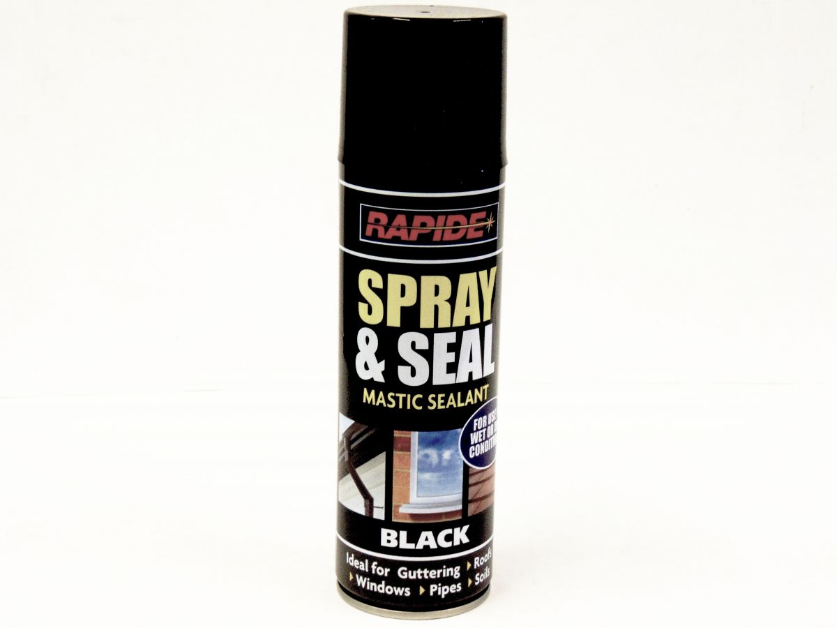 Spray and seal mastic sealant (400ml) Black*
